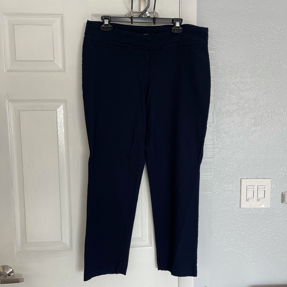 Hilary Radley Pants - Stretchy pants in navy blue